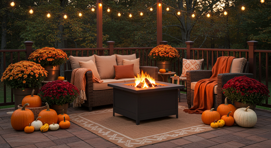 5 Ways to Turn Your Patio into a Cozy Outdoor Living Room for Fall