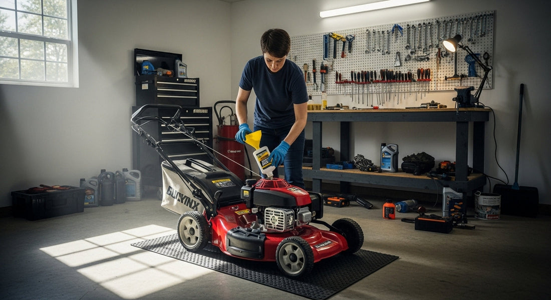How to Winterize Your Gas-Powered Equipment (Mower, Trimmer, Blower)