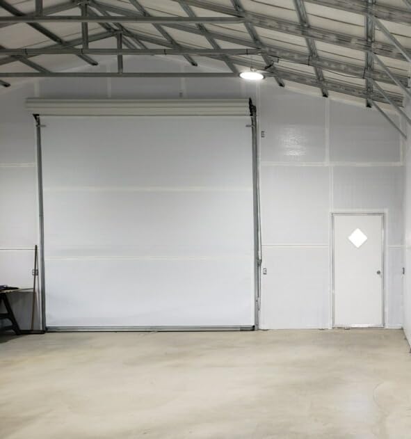 BlueTex Roll Up Garage Door Insulation Kit for Cooling Down Metal Buildings – Easy to Install Complete Insulation for 2 Garage Doors Up to 12'x12' or Large Single Door Up to 300 Sq ft - Oversized