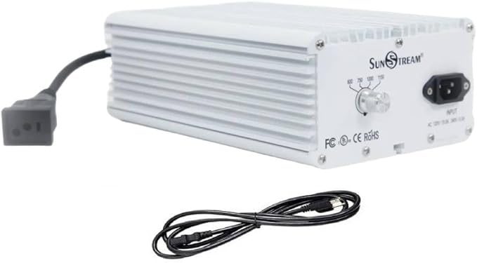 SunStream 1000 Watt HPS Light Dimmable Electronic Grow Light Ballast for Indoor Plant