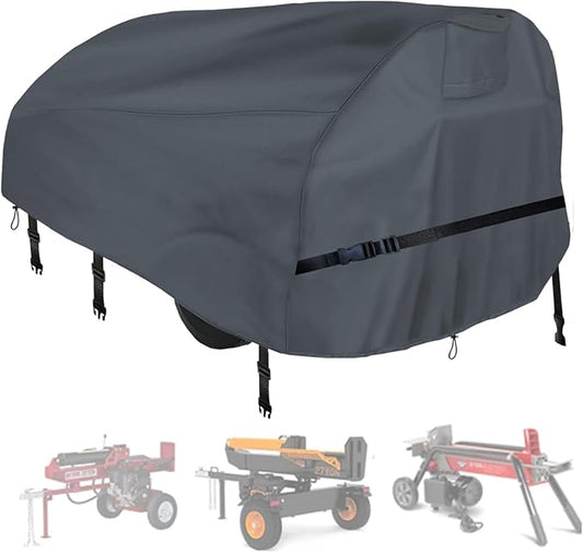Log Splitter Cover (89×45×39 inch) for 15-45tons Log Splitter All Weather Protection, Cover for Wood Splitter,Log Splitter Cover Waterproof Heavy Duty, Cover for Wood Splitter,Gray