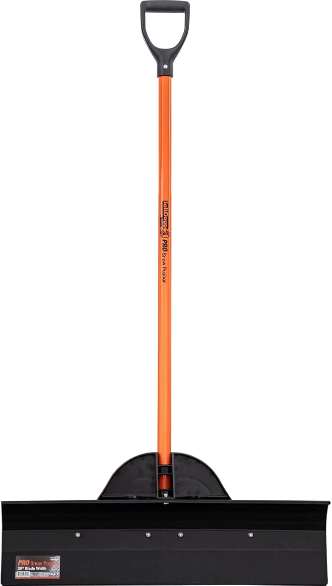 Buyers Products 9001030 30 in. Wide Snow Pusher Shovel Plow Blade for Driveways, Sidewalks, Hockey Rinks, Residential & Commercial Applications, Doorways & Decks