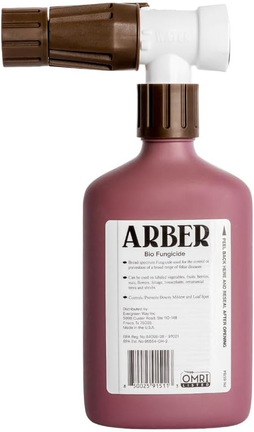 Organic Fungicide for Rose & Flower | 16oz Ready-to-Spray | Controls Powdery Mildew, Black Spot, and Blight | Safe for Organic Gardening