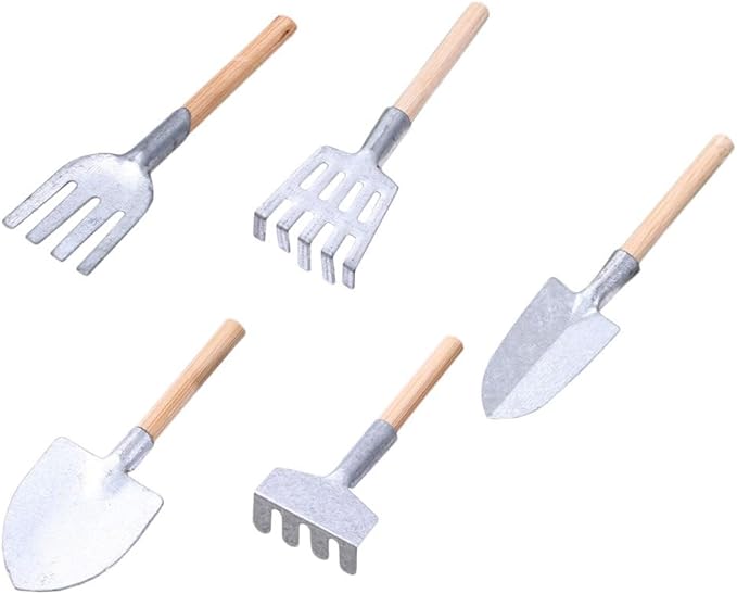 Artibetter Accessories 10 pcs Mini Zen Garden rakes Grass rake Miniature Garden Tool Tool Set Miniature Beach Toys Beach Toys s for Bonsai and Succulent Care