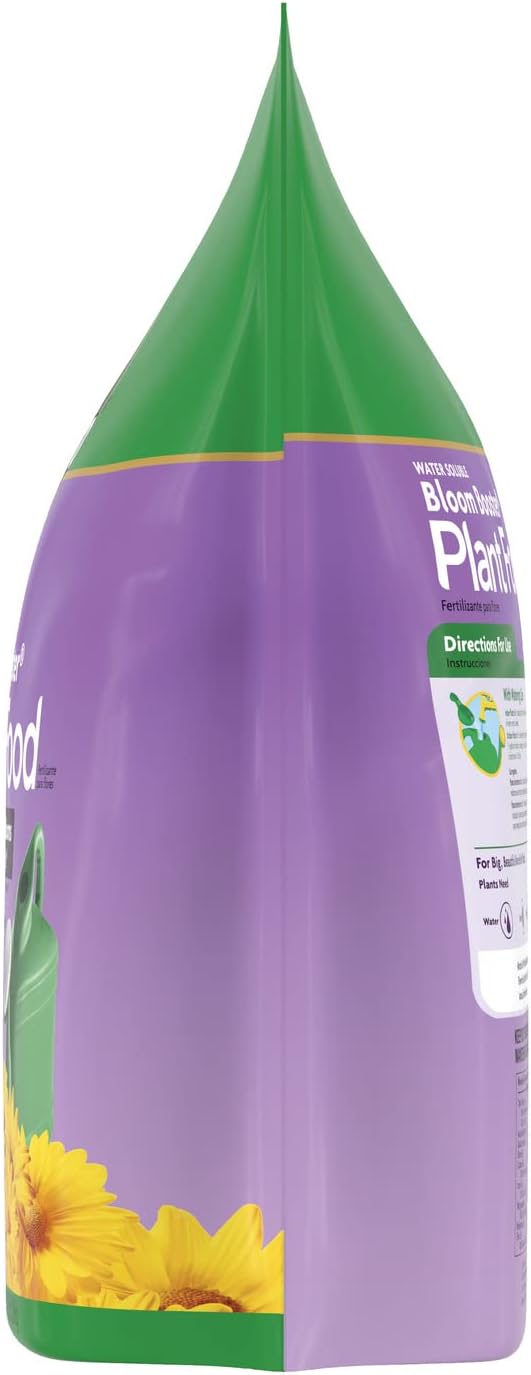 Miracle-Gro Water Soluble Bloom Booster Flower Food, Plant Food for Annual and Perennial Flowers, In-Ground and Container Plants, Roses, Hydrangeas, Hibiscus, 5.5 lb.