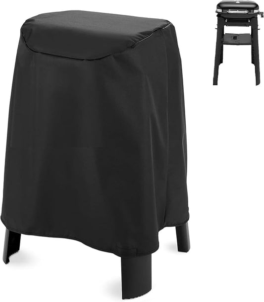 Grill Cover for Weber Lumin Electric Grill with Stand, Lumin Compact Grill with Stand, 600D Heavy Duty Waterproof UV Resistant Cover for Weber Lumin/Compact with Stand, Grill Accessory (Cover Only)