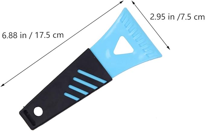 DOITOOL Plastic Refrigerator Ice Shovel Ice Scraper Defrost Shovel Snow Ice Remover Scoop Freezer Shovel Defroster Cleaning Freezer Frost Shovel Fridge Cleaning Tool - 2 Pack
