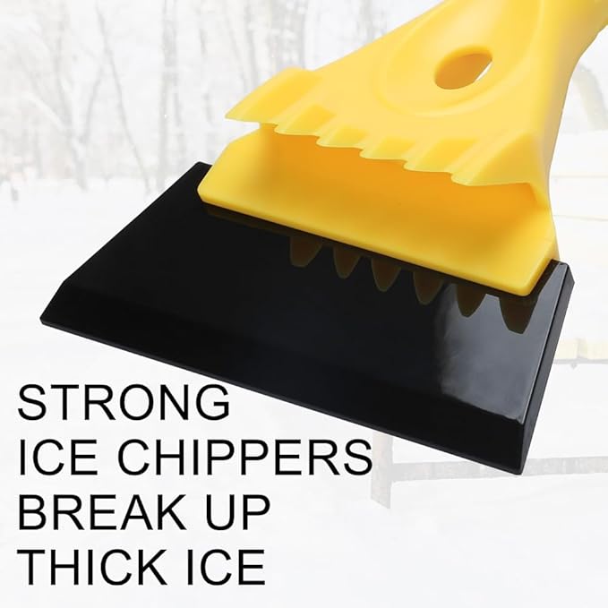 12.4" Ice Scraper for Car Windshield Snow Frost Ice Removal Tool Snow Scraper with Foam Handle for Cars Trucks Window