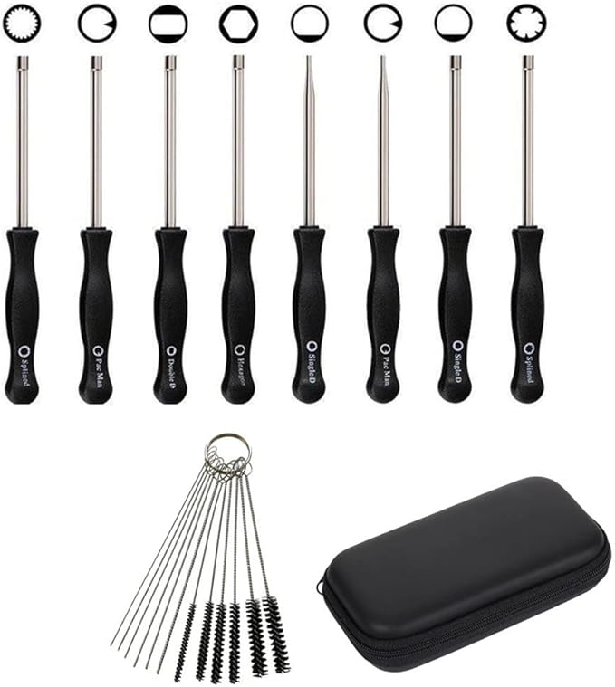 ANTO Carburetor Adjustment Tool Kit of 8 + Carburetor Cleaning for STIHL Poulan Husqvarna MTD Troy-Bilt Trimmer Weed Eater 2-Cycle Small Engine