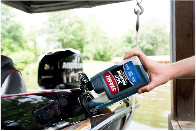 STA-BIL 360 Marine Ethanol Treatment and Fuel Stabilizer - Prevents Corrosion - Helps Clean Fuel System For Improved In-Season Performance - Treats Up To 80 Gallons, 8 fl. oz. (22260)