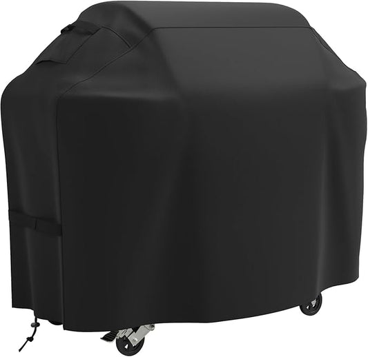 Grill Cover, Grill Covers for Outside Heavy Duty Waterproof 55 inch, BBQ Grill Cover with Adjustable Straps, Oxford Fabric for Weber, Genesis, Charbroil, etc