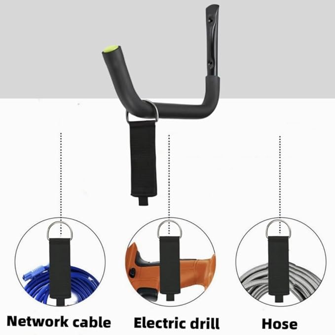 Garage Storage Heavy Duty Hooks, 15Inch Jumbo Arm Kayak Rack, Heavy Duty Wall Hooks for Canoe, Ladder, Bicycle, Folding Chairs, Surfboard, Snowboard, Hose and Tools (6 Pack)