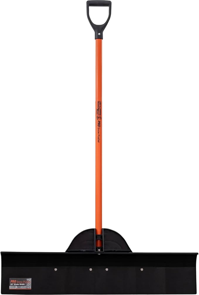 Buyers Products 9001036 36 in. Wide Snow Pusher Shovel Plow Blade for Driveways, Sidewalks, Hockey Rinks, Residential & Commercial Applications, Doorways & Decks