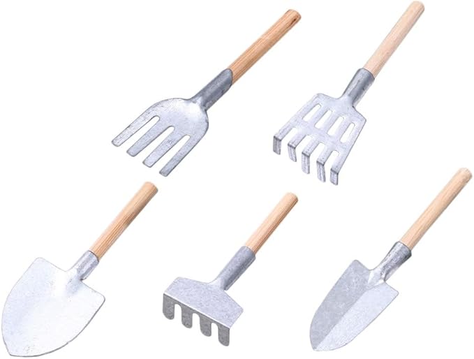 Artibetter Accessories 10 pcs Mini Zen Garden rakes Grass rake Miniature Garden Tool Tool Set Miniature Beach Toys Beach Toys s for Bonsai and Succulent Care