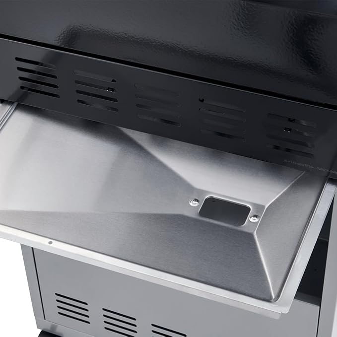 Monument Grills Larger 3-Burner Propane Gas Grills barbeque Stainless Steel Heavy-Duty Cabinet Style with Knob Controls, Outdoor Use, Mesa 300