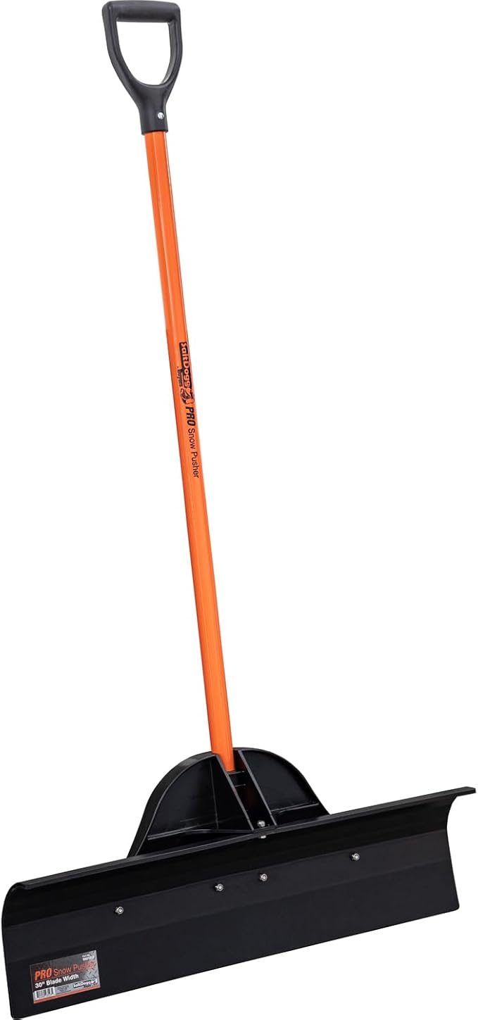 Buyers Products 9001030 30 in. Wide Snow Pusher Shovel Plow Blade for Driveways, Sidewalks, Hockey Rinks, Residential & Commercial Applications, Doorways & Decks