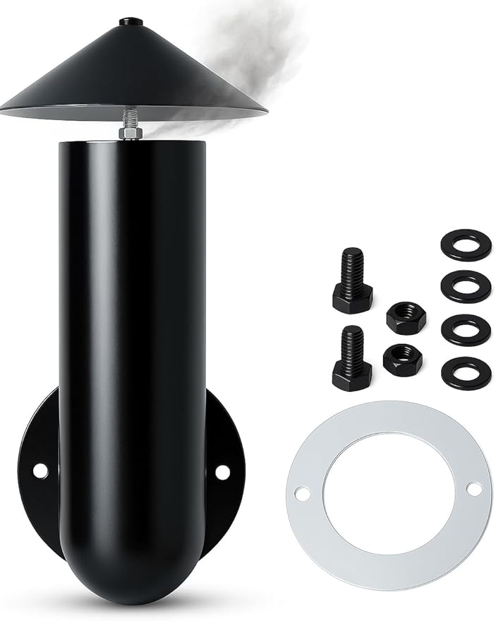 ππππ ππ½ππππ
ππ
Pellet Grill Smoke Stack Chimney Replacement for Pit Boss Traeger Camp Chef, Replacement Stack Smoker Kits with Umbrella, Gasket, Screw, Locking Washer & Washer