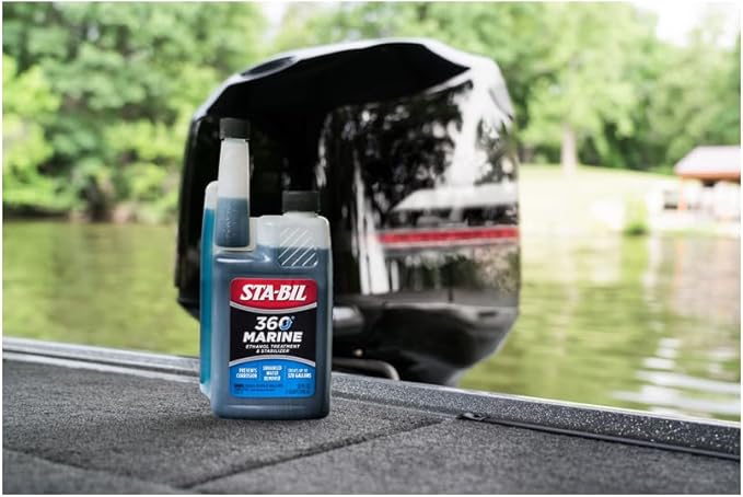 STA-BIL 360 Marine Ethanol Treatment and Fuel Stabilizer - Prevents Corrosion - Helps Clean Fuel System For Improved In-Season Performance - Treats Up To 80 Gallons, 8 fl. oz. (22260)