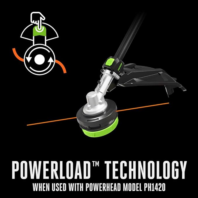 EGO Power+ MHC1603 Multi-Head Combo Kit 16-Inch 56-Volt Carbon Fiber String Trimmer with POWERLOAD & 8-Inch Carbon Fiber Edger Attachment & 56-Volt Power Head, 4.0Ah Battery and 320W Charger Included