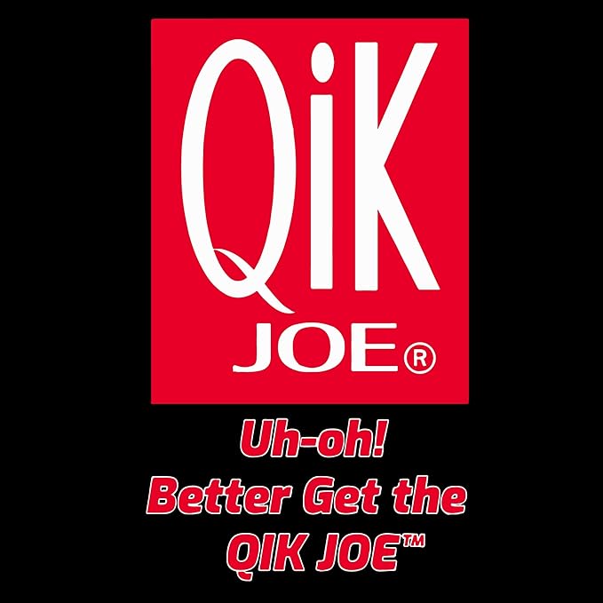 Qik Joe Calcium Chloride Ice Melt - Instant Snow and Ice Melt for Sidewalks, Driveways, Steps, and Parking Lots - Deicer for Concrete, Asphalt, and Other Surfaces - 10 Lbs