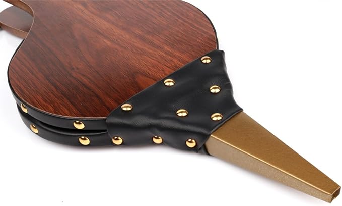 Z-COLOR 1PCS Brown Wood Fireplace Bellows 15" x 6.5" Outdoor Cooking Fan Air Blower