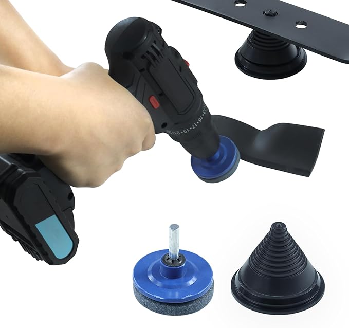 Riding Lawn Mower Blade Removal Tool with Lawn Mower Blade Sharpener and Balancer Replaces MTD 490-850-0005 Blade Removal Tool Cub Cadet 490-850-0005 Lawn Mower Blade Holder Removal Tool