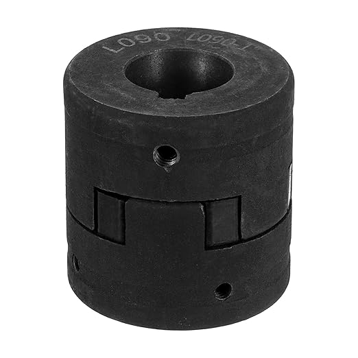uxcell 3/4" to 1" L090 Flexible 3-Piece L-Jaw Coupling Coupler Set & Buna-N NBR Rubber Spider for Log Splitter Hybrid Equipment