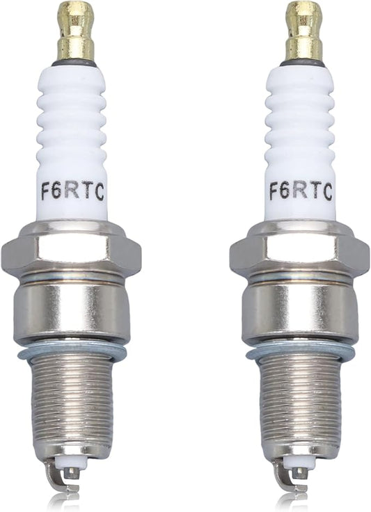 F6RTC Spark Plug for MTD 951-10292 751-10292, 2PCS Spark Plug for F6RTC CUB CADET OCC-751-10292 Lawn Mower Snow Blowers Generator