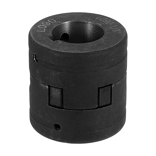 uxcell 3/4" to 1-1/8" L090 Flexible 3-Piece L-Jaw Coupling Coupler Set & Buna-N NBR Rubber Spider for Log Splitter Hybrid Equipment