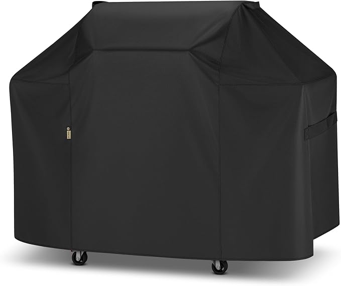 Arcedo Grill Cover 58 Inch Compatible with Weber Genesis II LX and Genesis 300 Series 3 Burner Grills, Waterproof Heavy Duty Outdoor Gas BBQ Cover Compared to 7130