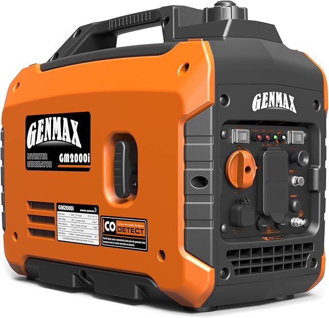 GENMAX Generator,EPA Compliant, Eco-Mode Feature, Ultra Lightweight for Backup Home Use & Camping