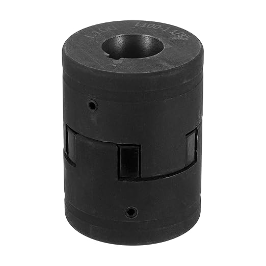 uxcell 1-1/8" to 1-1/4" L100 Flexible 3-Piece L-Jaw Coupling Coupler Set & Buna-N NBR Rubber Spider for Log Splitter Hybrid Equipment