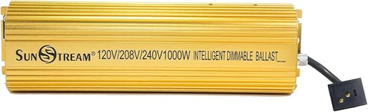 SunStream 1000 Watt HPS Light Dimmable Electronic Grow Light Ballast for Indoor Plant (Liteversio, Yellow)