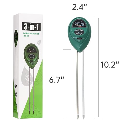 2 Packs Soil Moisture Meter, 3 in 1 Soil Tester Tool, Plant Water Monitor, Soil Hygrometer Sensor for Gardening, Farming, Indoor and Outdoor Plants, No Batteries Required (Black & Green)