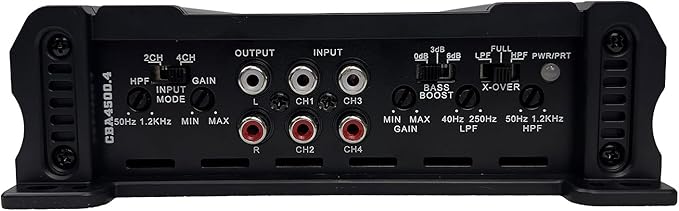 Orion Cobalt Series CBA4500.4 High Efficiency 4-Channel Class A/B Amplifier for Car Audio Stereo - 4500W High Output, 2/4 Ohm Stable, Adjustable Low/High Pass, Bass Boost, MOSFET Power Supply