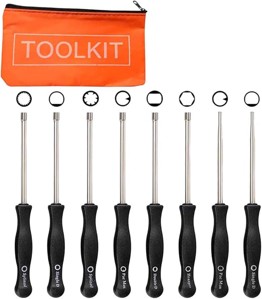 Carburetor Adjustment Tool Kit for 2-Cycle Small Engine Chainsaws & Trimmers Carb Tune-Up β Carb Adjusting Tool Set 8PCS