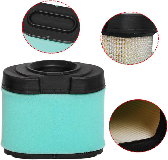 HIFROM Air Filter Cleaner Cartridge Pre-Filter Oil Filter Fuel Filter Line Shut Off Value Spark Plug Tune Up kit Replacement for John Deere L120 L118 LA150 LA175 D160 E160 Z225 Z245 Z435 Lawn Mower