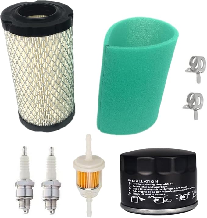 793569 Air Filter 793685 Pre Filter Tune Up Kit for B&S 33R877 31Q777 331777 Craftsman LT2000 YT3000 JD GY21055 MIU11511 LA115 LA125 D100 D110 D120 Mower Tractor