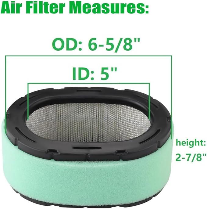 16-083-04-S Air Filter 2 Pack for Kohler 7000 Series Engine ZT710-ZT740 KT715-KT745 19HP-26HP Lawn Mower Replace Bad Boy 063-5003-00 16 083 04-S 1688304 16 883 04-S1 16-083-05-S