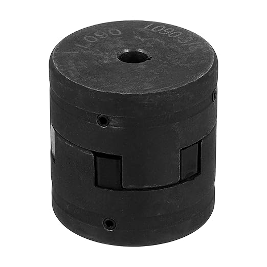 uxcell 3/8" to 5/8" L090 Flexible 3-Piece L-Jaw Coupling Coupler Set & Buna-N NBR Rubber Spider for Log Splitter Hybrid Equipment