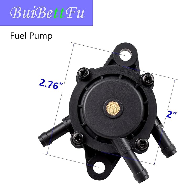 808656 Fuel Pump for B&S Lawn Mower Tractor Gas Vacuum Fuel Pump with Fuel Filter for Honda Yamaha 491922 691034 692313 808492 John Deere Kohler 17HP-25 HP Small Engine