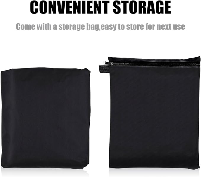 LCOGD Patio Furniture Cover ,Outdoor Furniture Covers Waterproof General Purpose, Outdoor Sofa Sets Covers Heavy Duty Windproof Anti-UV 98.5”Lx98.5”Wx35.5”H