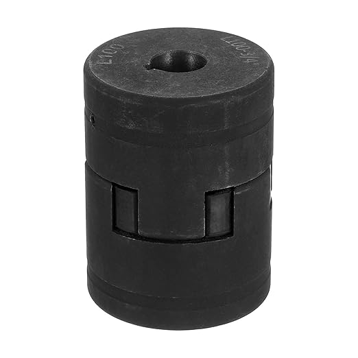 uxcell 3/4" to 1-1/8" L100 Flexible 3-Piece L-Jaw Coupling Coupler Set & Buna-N NBR Rubber Spider for Log Splitter Hybrid Equipment