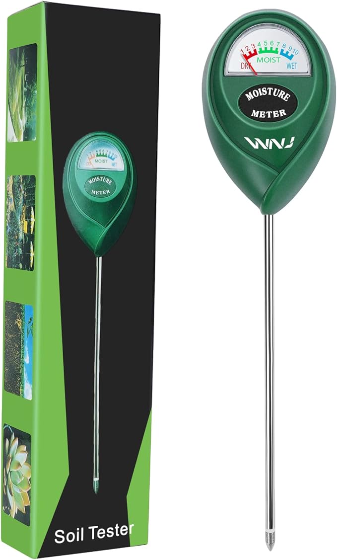 2 Pack Soil Moisture Meter, Plant Water Monitor, Lawn Moisture Meter,Soil Hygrometer Sensor for Gardening, Farming, Indoor and Outdoor Plants