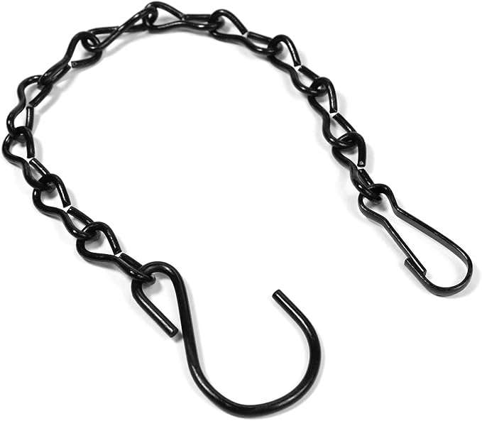 12 Pack 12 Inches Hanging Chain for Bird Feeders, Planters, Birdbaths, Billboards, Lanterns, Chalkboards, Decorative Ornaments (12 Inch 12pc)