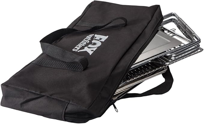 Quick Grill Large: Portable Camping Charcoal Grill with Carrying Bag for Backpacking / 304 Stainless Steel Grill/Outdoor Stove Burner/Hiking Travel Picnic BBQ