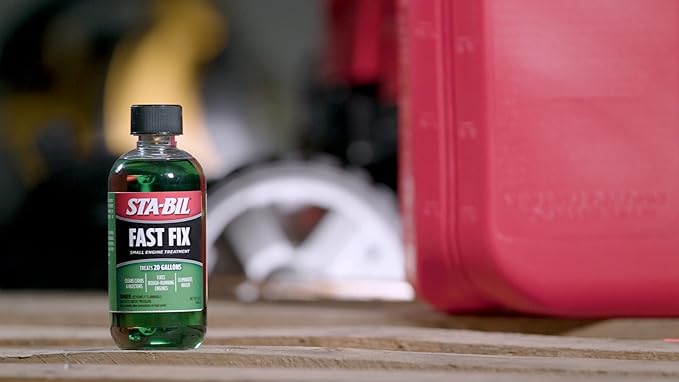 STA-BIL Fast Fix - Small Engine Treatment, Cleans Carburetors and Injectors, Fixes Rough Running Engines, Eliminates Water, Treats Up to 20 Gallons, 8oz (22304), Green (Pack of 2)