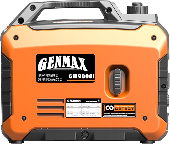 GENMAX Generator,EPA Compliant, Eco-Mode Feature, Ultra Lightweight for Backup Home Use & Camping