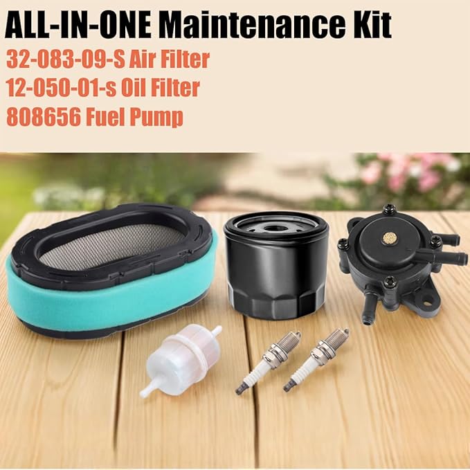 XT1 Oil Change Kit 32 083 09-S Air Filter for Cub C XT1 XT2 LT46 LT50 LT54 ZT1-54 ZT1-42 Parts Kohler 7000 Series Tune Up Kit KT725 KT730 KT735 KT740 KT745 Engines Lawn Mower 32 789 02-S