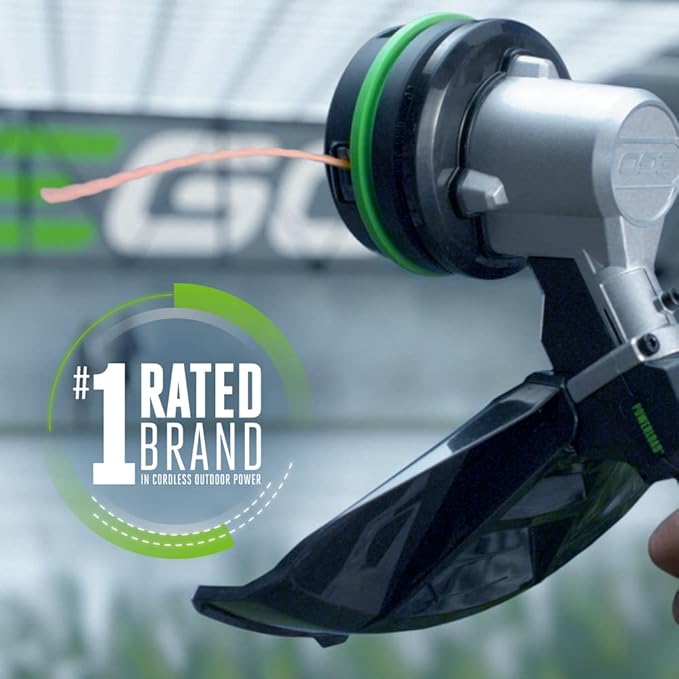 EGO POWER+ String Trimmer, Battery Powered, 15" Trimmer for Weeds and Grass with POWERLOAD and Carbon Fiber Split Shaft, Includes 56V 2.5Ah Battery and Charger - ST1521S
